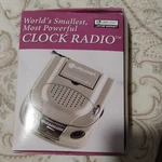 World's Smallest Most Powerful Clock Radio Handheld Am/fm Lifelong Lifetime. Fixed Price $13.99.