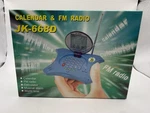Vintage JK-668D Calendar Fm Radio Calculator Alarm Clock Open Box Y2K. Fixed Price $29.99.