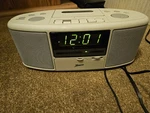 Rare White Zenith ZG320G Am/fm Stereo Clock Radio Cassette Recorder **read Discr. Fixed Price $34.98.