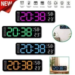 Led Digital Large Display Wall Desk Alarm Clock With Calendar Temperature Date. Fixed Price $18.99.