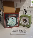 Thunderbird 50TH Anniversary Neon Cd Clock Radio, Green. Fixed Price $55.00.