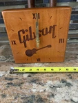 Gibson Les Paul Solid Mahogany Clock New In Box. Fixed Price $199.99.