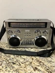 Qfx R-333BT 3-BAND Radio: Am/fm/sw, Bluetooth, Usb/sd/aux, Disco Light,. Fixed Price $16.50.