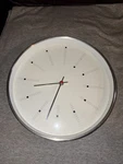 Vintage Kirch Arne Jacobsen Style Minimalist Bankers Wall Clock Works Read. Fixed Price $149.99.