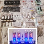 Diy Kit With New Tubes Nixie Clock 4X IN-14+IN3 Rgb Backlight Alarm *all Parts*. Fixed Price $99.90.
