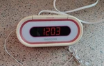 Memorex W207-PNK Am/fm Digital Clock Radio Snooze Alarm Pink White Tested. Fixed Price $20.00.