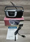 Vintage Emerson PS6428 Am/fm Portable Cassette Recorder + Box , Manual Works!!. Fixed Price $34.99.