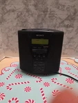 Sony Player Dual Alarm Clock Fm/am Radio Megabass Black ICF-CD833 Tested. Fixed Price $35.00.