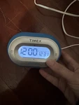 Timex T116L Jelly Digital Alarm Clock Blue Silver Indiglo Night-light Modern. Fixed Price $22.00.