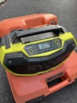 Ryobi One+ 18V Hybrid 2 Speaker Radio With Bluetooth P746 Battery. Fixed Price $125.00.