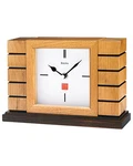 Frank Lloyd Wright Usonian Ii Mantel Clock By Bulova. Fixed Price $129.95.