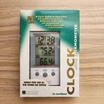 Oregon Scientific Wired Indoor Outdoor Thermometer Alarm Clock- Model THT312 Nib. Fixed Price $29.99.