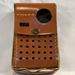 Vintage Philco Transistor Radio Leather Cover Carry Case - Made Usa. Fixed Price $9.99.