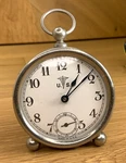 Vintage Westclox Wind Up Army Hospital Mini Tom Thumb Alarm Clock. Fixed Price $111.60.