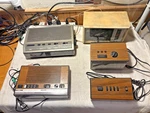 Vintage Clock Radios Tested Working (74601A,74620A,C4500A,74642A,74624B). Fixed Price $50.00.