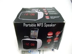 Supersonic IQ-1303 White Alarm Clock Radio For Ipod & Iphone With 1.2" Display. Fixed Price $38.95.