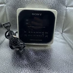 Vtg Sony Dream Machine Cube Off-white Fm/am Alarm Radio ICF-C120 Tested Works. Fixed Price $28.00.