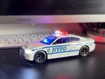 T81-DARON Nypd Dodge Charger 1:43 Scale Die Cast Metal Working Light. Fixed Price $240.00.