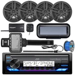 Jvc Marine Siriusxm Radio W/ Tuner + Accessories, 4X Speakers (black), Armband. Fixed Price $265.49.