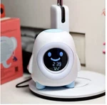 Sleep Trainer Children's Alarm Clock Kid Night Light W/ Music Temp Snooze JS2706. Fixed Price $29.95.