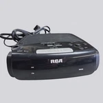 Rca Black Am/fm Clock Radio Alarm Snooze & Sleep Functions RP5405-A. Fixed Price $21.50.