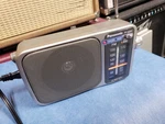 Panasonic RF-2400D /RF-2400 Portable Fm/am Radio Tested Works Clean Battery Comp. Fixed Price $15.95.