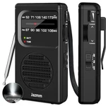 Jazmm Portable Radio Am Fm,battery Operated With 3W Large Black. Fixed Price $16.59.