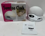Biobrite Sunrise Alarm Clock Advanced Programmable Pearl White 88628. Fixed Price $59.99.