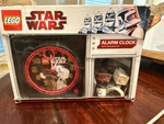 Lego Star Wars Clic Clock With Chewbacca And Storm Tropper 9002977. Fixed Price $25.00.
