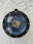 1930S Westclox Celestial Desk Clock Curved Glass Paperweight Works!!!. Fixed Price $150.00.