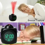 Led Projection Alarm Clock Digital Lcd Display Voice Talking Weather Snooze Usb.. Fixed Price $10.79.