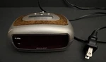 Vintage Sharp Alarm Clock Model # SPC1235 Tested Brown Gold Vtg. Fixed Price $17.85.