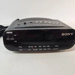 Sony Dream Machine ICF-C212 Fm Alarm Clock Radio Tested Works Black. Fixed Price $26.99.