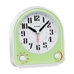 Peakeep Analog Alarm Clock Non-ticking Silent, 4.5 X 2.5 Inches, Green. Fixed Price $28.88.