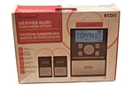 Eton Zoneguard + Weather Alert Clock Radio System-model NZG200B 2-MODULE. Fixed Price $119.99.
