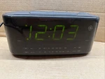 7-4852B Vintage Dual Alarm Clock Radio Black Am/fm Digital Works Tested. Fixed Price $25.95.