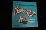 Vintage Heritage International Headphone Radio Model 6844 2SPKR. Fixed Price $29.88.