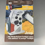 Jeep Electronics Jxlwbc Am/fm Weatherband Radio Flashlight Lantern Combo Pack. Fixed Price $29.95.