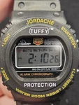 Vintage Jordache Tuffy Digital Alarm Chronograph Watch Water Resistant 200M. Fixed Price $45.00.
