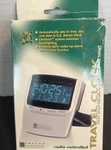 Oregon Scientific Atomic Digital Travel Alarm Clock Silver RM826 Night Light. Fixed Price $19.98.
