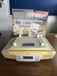 Sony ICF-CD533 Kitchen Clock Radio Player Mega Bass Am/fm -tested. Fixed Price $69.99.