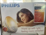 Philips HF3520 Wake-up Light Sunrise Alarm Clock W/ Fm Radio, White. Fixed Price $60.00.