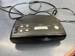 General Electric Red Led Am/fm Radio Alarm Clock Model No. 7-4835B Works. Fixed Price $12.00.