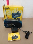 Freeplay Ranger Wind-up Solar Powered Am/fm Radio Blue Box Manual Adapter. Fixed Price $24.50.