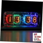 Nixie With IN-12 Tubes, Luminous Clock, Retro Modern Desk Acrylic. Fixed Price $137.50.