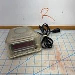 Gpx CR1807CLR Clock Radio Prison Jail Issue Clear See Through Am/fm. Fixed Price $7.00.