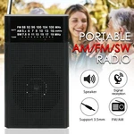 Portable Fm/am/sw Mini Radio Pocket Size Loud Speaker With Telescoping Antenna. Fixed Price $15.85.
