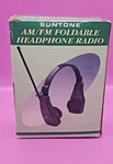 Suntone Am/fm Foldable Headphones Radio- New Original Box. Fixed Price $20.99.