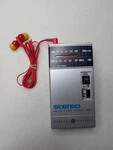 General Electric Stereo Portable Am/fm Radio Headset Vintage Model 7-1600C Works. Fixed Price $10.99.