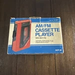 Vintage Realistic Portable Am/fm Stereo-mate Cassette Player Radio Shack Tested. Fixed Price $59.99.